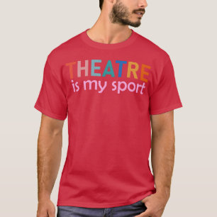 Camiseta Teatro É Meu Esporte família menino