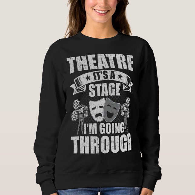 Camiseta Teatro É uma Palco que estou passando pelo ator (Frente)