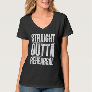 Camiseta Teatro Legal Para Homens Mulheres Ator Musical Da