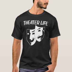 Camiseta Teatro Legal Para Homens Mulheres Drama Ator Coméd
