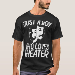 Camiseta Teatro legal para Meninos Drama Ator Comedy Trag
