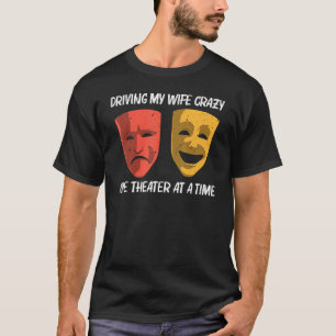 Camiseta Teatro legal Para Teatro Musical Masculino Pai