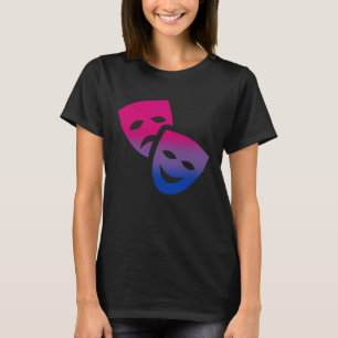 Camiseta Teatro LGBTQ do Orgulho Bi Sutil Bissexual e