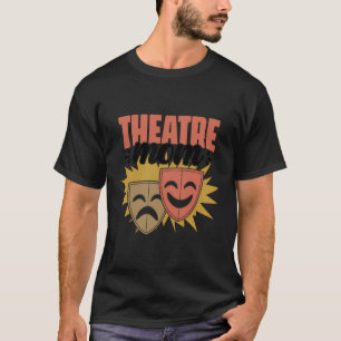 Camiseta Teatro Mãe Atriz de Ator da Broadway Atuando Mãe T