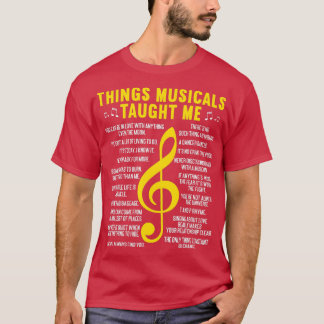 Camiseta Teatro Musical de Banda Larga Atriz de Teatro 3
