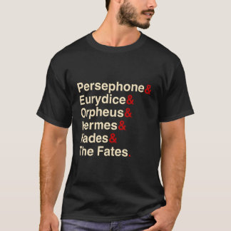 Camiseta Teatro Musical De Hades Orfeus E Eurydice