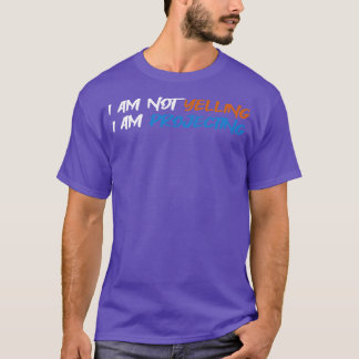 Camiseta Teatro Não Estou Gritando Estou Projetando A Agir