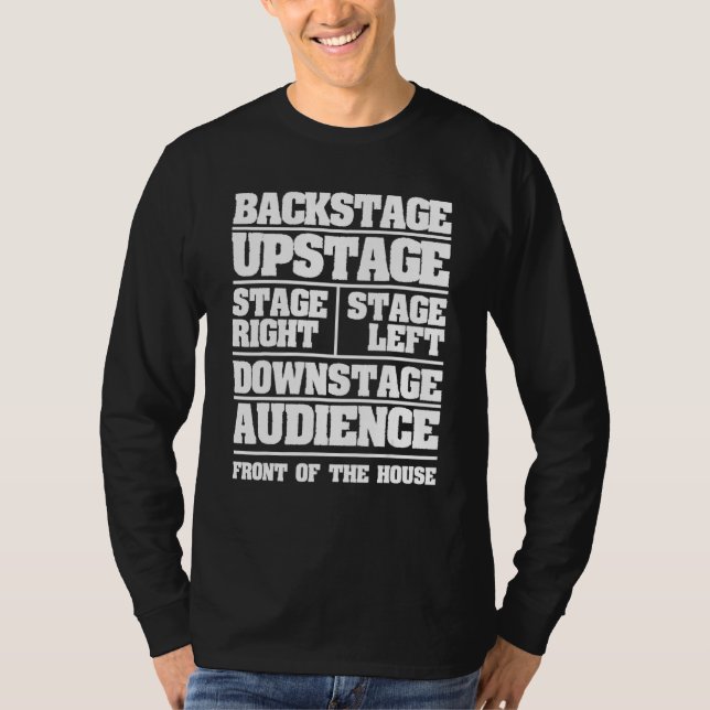 Camiseta Teatro Ópera de palco Artista de Anatomia (Frente)