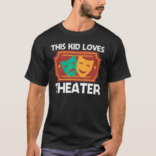 Camiseta Teatro Para Crianças Música Drama Música