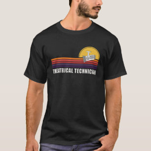 Camiseta Teatro Teatral Técnico Teatral Rua de Teatro em De