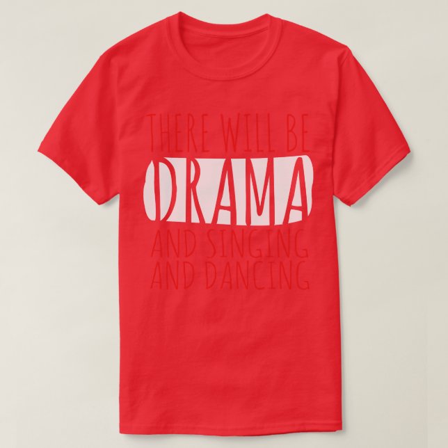 Camiseta Teatro Thespian Atuando (Frente do Design)