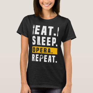 Camiseta Teatro Vida Drama Comeu Ópera De Sono Repetir Gráf