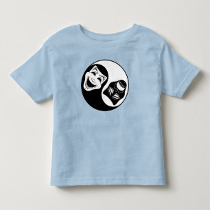 Camiseta Teatro Yin Yang Design - Máscaras de Comédia e Tra