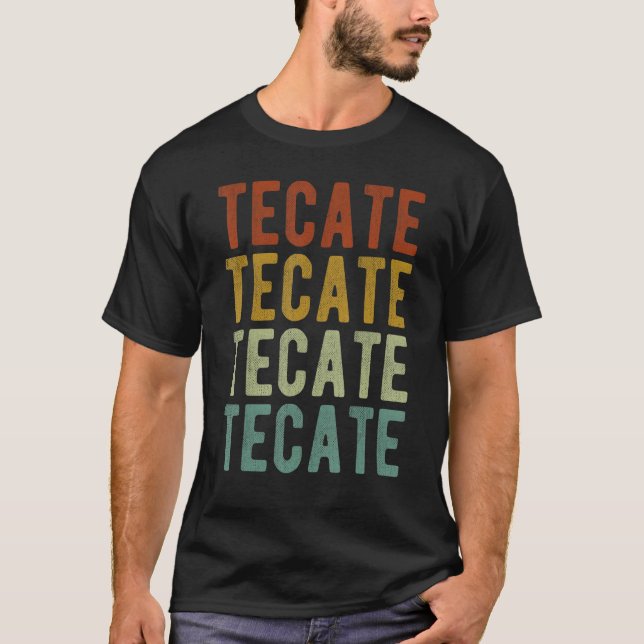 Camiseta Tecate City Mexico Retro (Frente)