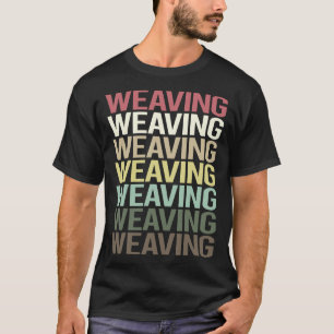Camiseta Tecelagem Colorida de Texto