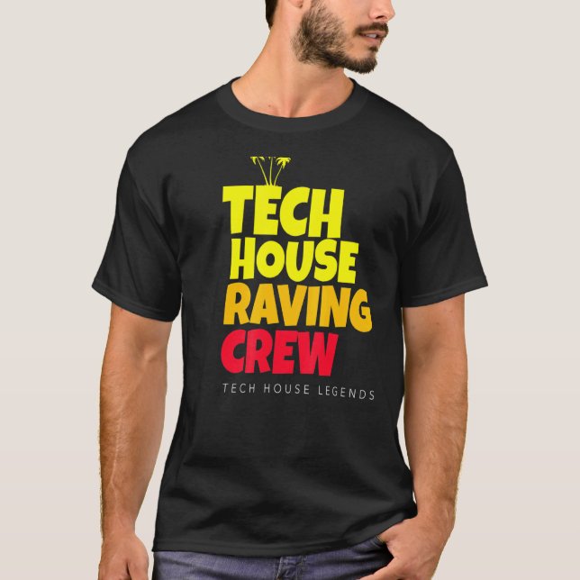 Camiseta Tech House Dj House Music Discovery Festival Tec (Frente)