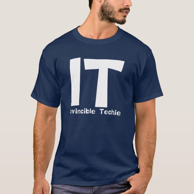 Camiseta Techie invencível (Frente)