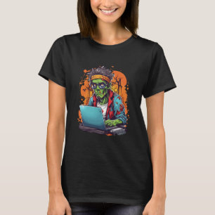 Camiseta Techie Zombie Halloween