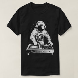 Camiseta Techno Astronaut DJ Disco Electronic EDM Music