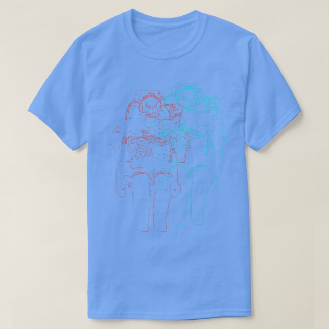 Camiseta Techno Astronauta (Frente do Design)