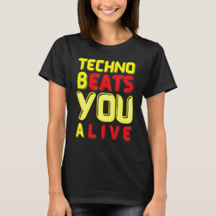 Camiseta Techno bComa o seu LIVE para adeptos de música ele