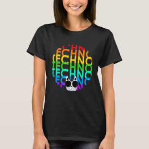 Camiseta Techno Cat Dub Step Eletro Music Synthesizer