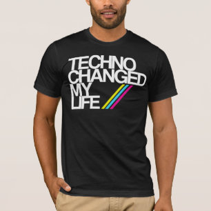 CAMISETA TECHNO CHAGED MINHA VIDA!!! NO PRETO AGORA!!