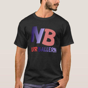 Camiseta Techno dizendo Saufen Padre Day Nur Ballern Germ