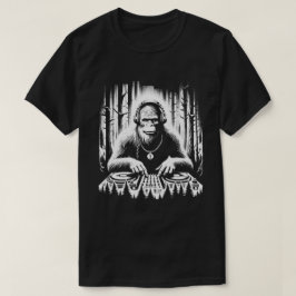 Camiseta Techno DJ Bigfoot Disco Eletrônico EDM Música Engr