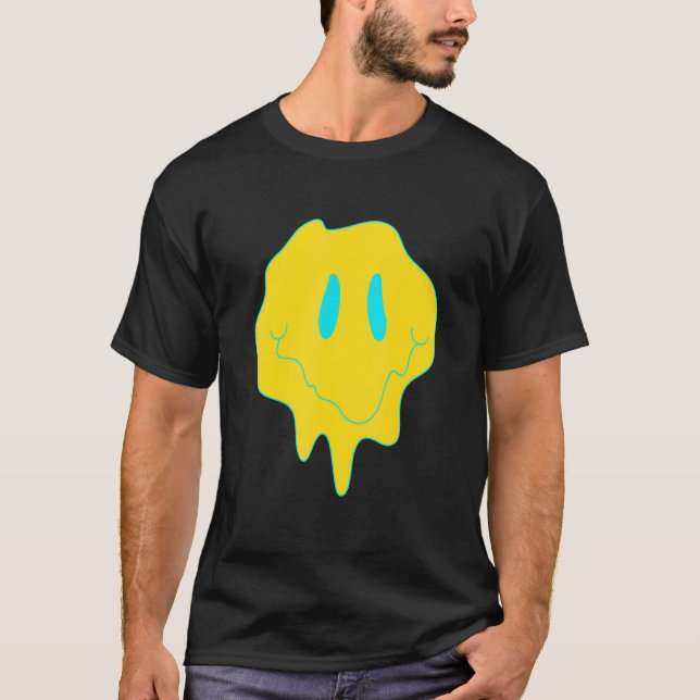Camiseta Techno Melting Edm Music Festival Rave Dubstep (Frente)