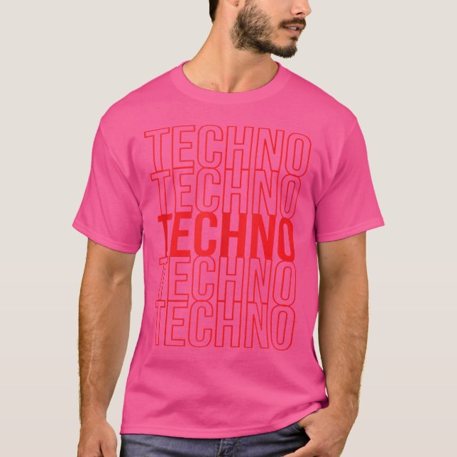 Camiseta Techno Music - Festival Dj Rave Edm (Frente)