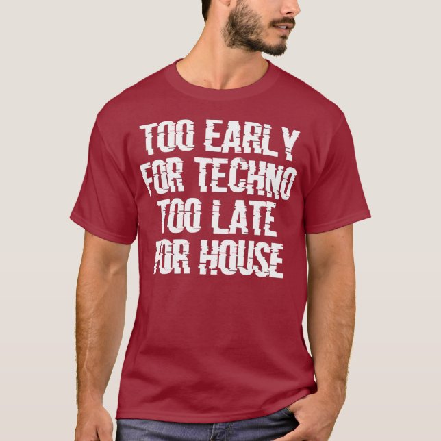 Camiseta Techno Music Humor Quote Produtor DJ Beatmaker (Frente)