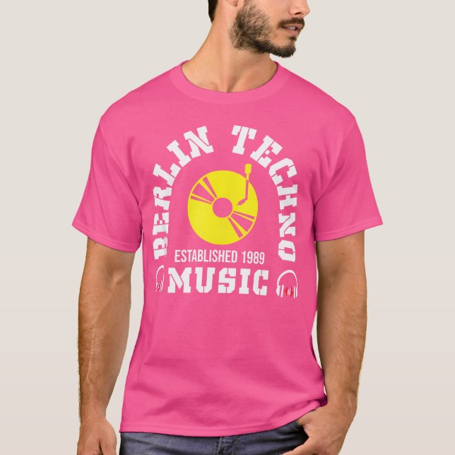 Camiseta Techno Music Rave Edm Dj Gift (Frente)