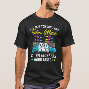 Camiseta Techno Music Trance Raver Headbanger Edm House Mu