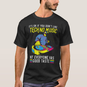 Camiseta Techno Music Trance Raver Headbanger Edm House Mu