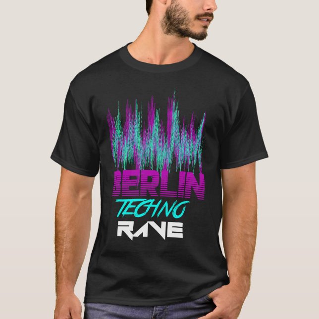 Camiseta Techno Para O Lover Techno (Frente)