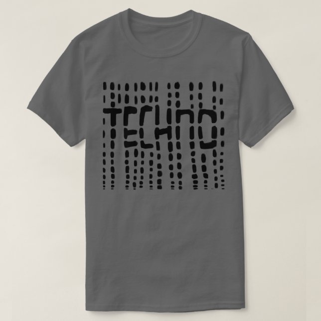 Camiseta Techno para Techno DJ Raver (Frente do Design)