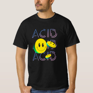 Camiseta Techno Rave Acid Smile Party Goa Trip