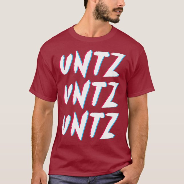 Camiseta Techno Rave Gabber Untz Untz Untz Untz Untz - DJ E (Frente)
