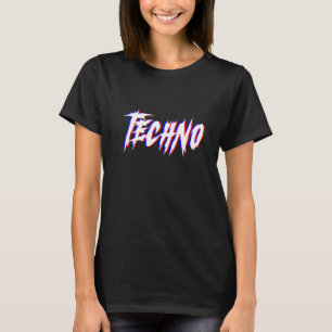 Camiseta Techno Raving Acid ver efeito de dança dupla ocorr