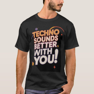Camiseta Techno Soa Melhor Com Você – Retro 70s Disco