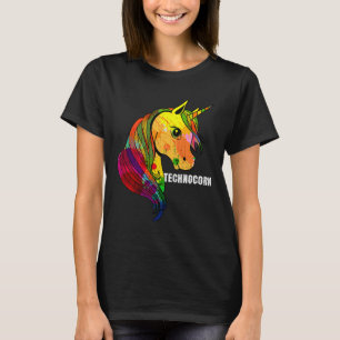 Camiseta Techno Unicorn Trance EDM Rave