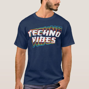 Camiseta Techno Vibes Raver DJ Festival EDM Trance