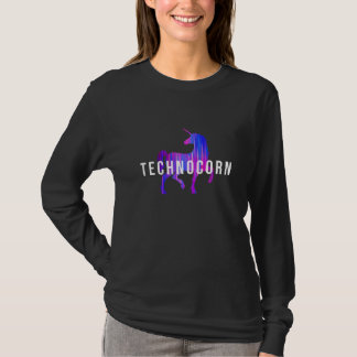 Camiseta Technocorn Techno Festival Rave Music DJ EDM Bass