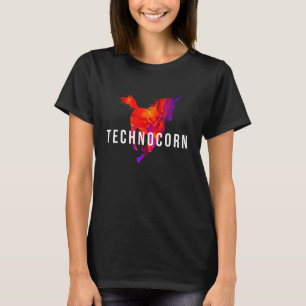 Camiseta Technocorn Techno Festival Rave Música DJ EDM Bass