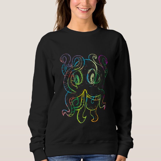 Camiseta Technopagan Techno Kitten Adventure Ambiental (Frente)