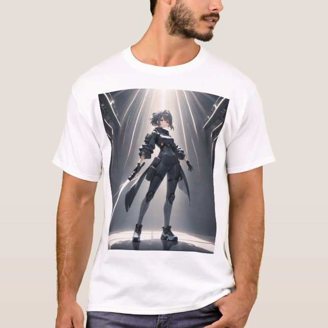 Camiseta techwear (Frente)