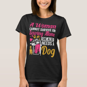 Camiseta Tecido de costura com pinça de costura Qui