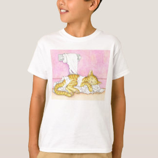 Camiseta Tecido do CAT e de toalete
