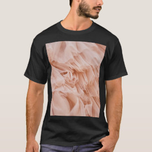 Camiseta Tecido Rosa Pastel: Texturas Elegantes.